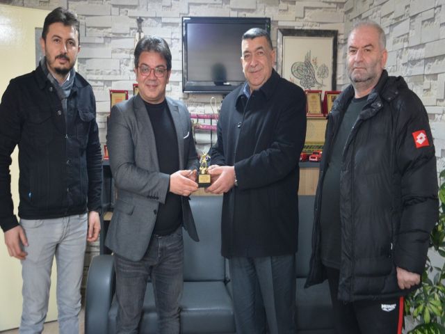 SPOR CAMİASINDAN TSYD İL TEMSİLCİSİ HARUN ATALAY’A ZİYARET