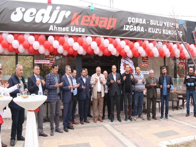 SEDİR KEBAP DUALARLA AÇILDI