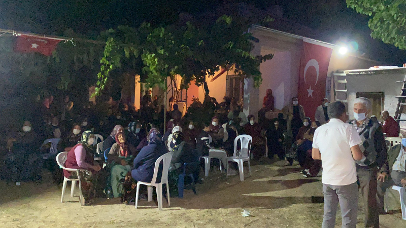 Şehit Uzm. Çvş. Güçlüerin baba ocağına Türk bayrağı asıldı