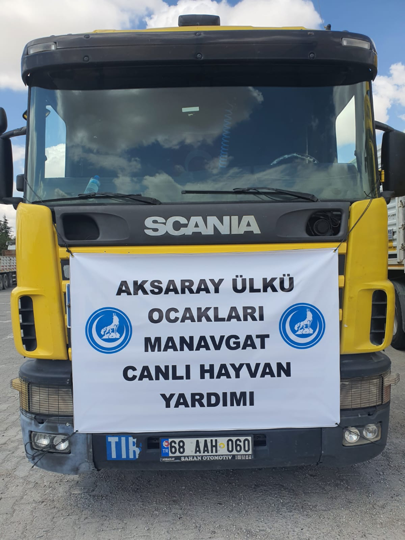 YANGIN BÖLGESİNE MHP’DEN YARDIM