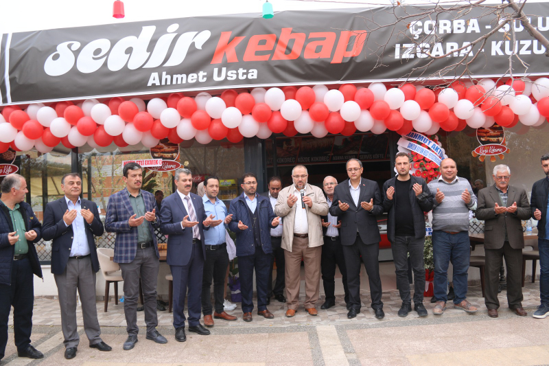 SEDİR KEBAP DUALARLA AÇILDI