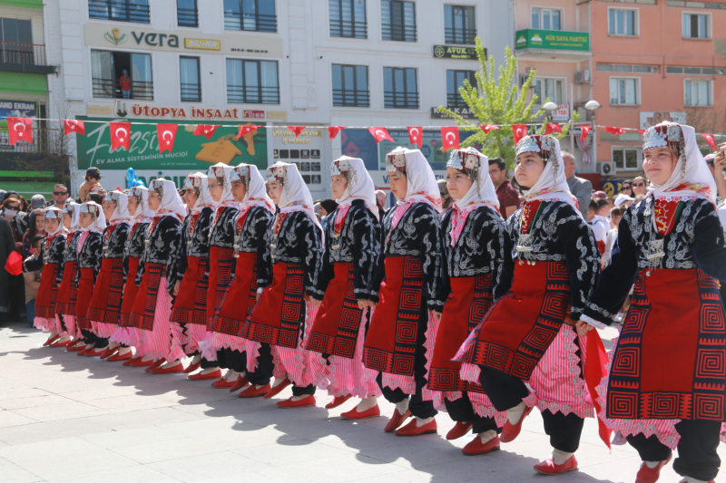 23 Nisan’ın Coşkusunu Çocuklar Yaşattı