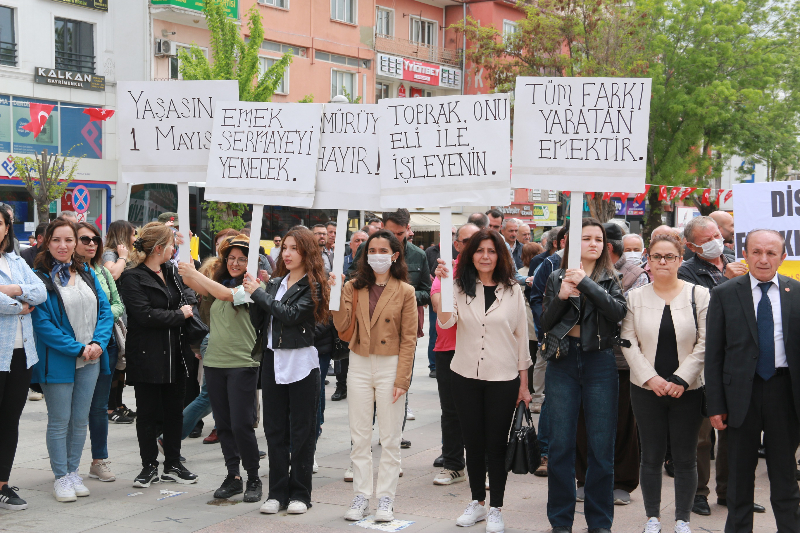 1 Mayıs İşçi Bayramı’nda Aksaray Meydanlara Döküldü