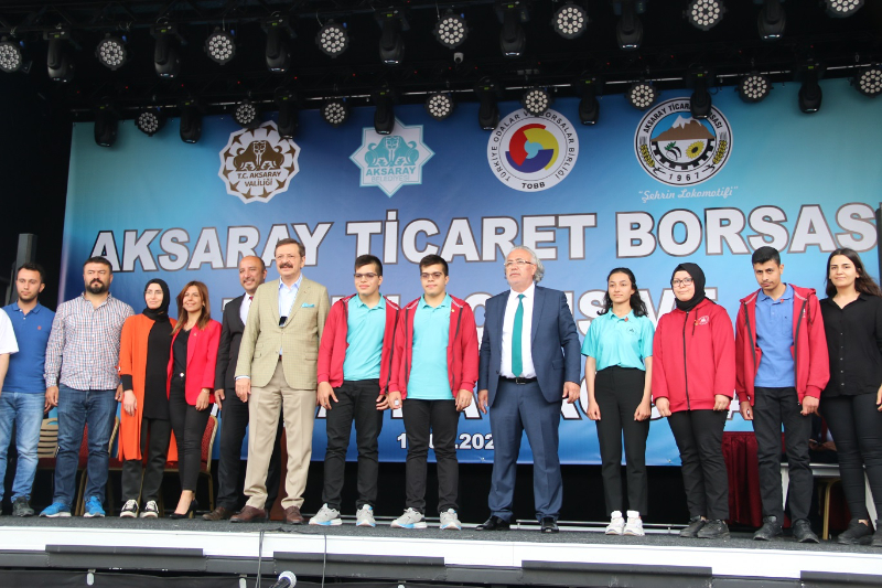 TOBB BAŞKANI HİSARCIKLIOĞLU; “AKSARAY’DA SANAYİ, TİCARET, TARIM VE TURİZM VAR ÇOK ŞANSLISINIZ”