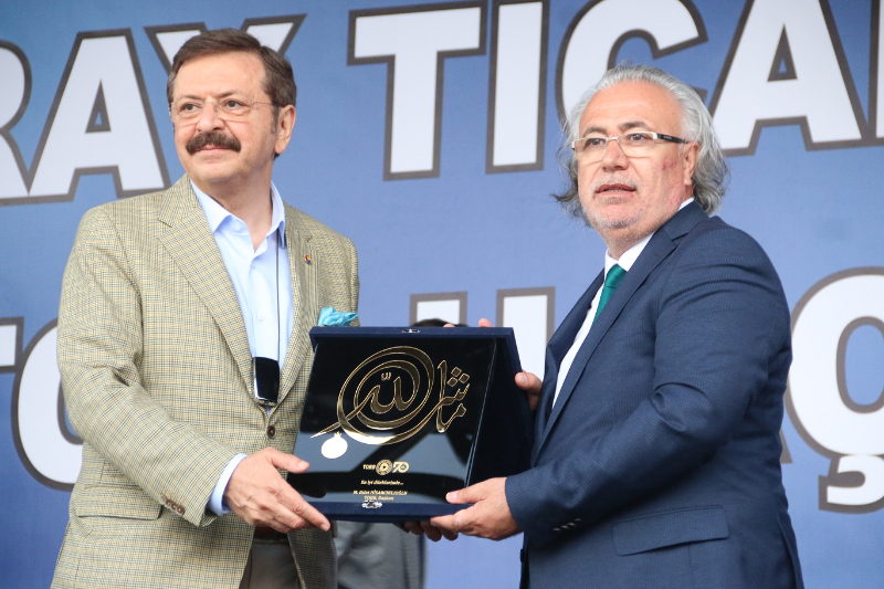 TOBB BAŞKANI HİSARCIKLIOĞLU; “AKSARAY’DA SANAYİ, TİCARET, TARIM VE TURİZM VAR ÇOK ŞANSLISINIZ”