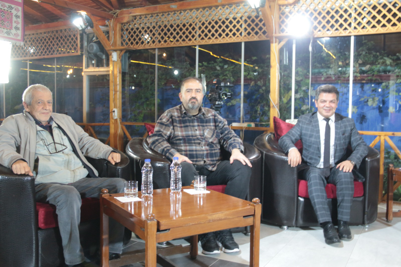 CANLI YAYINA CEZAEVİ VALİZİYLE GELDİ
