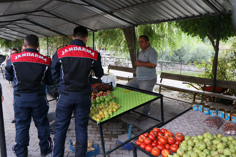 Jandarman Motosikletli Asayiş Timleri Huzur İçin Görev Başında