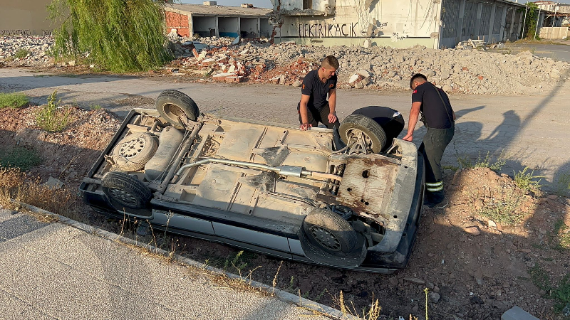 Hurdaya Dönen Araçtan Burnu Dahi Kanamadan Çıktı