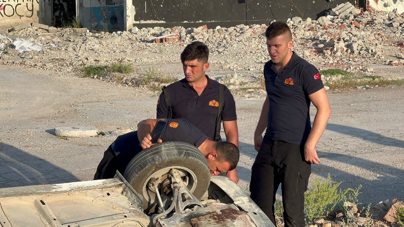 Hurdaya Dönen Araçtan Burnu Dahi Kanamadan Çıktı