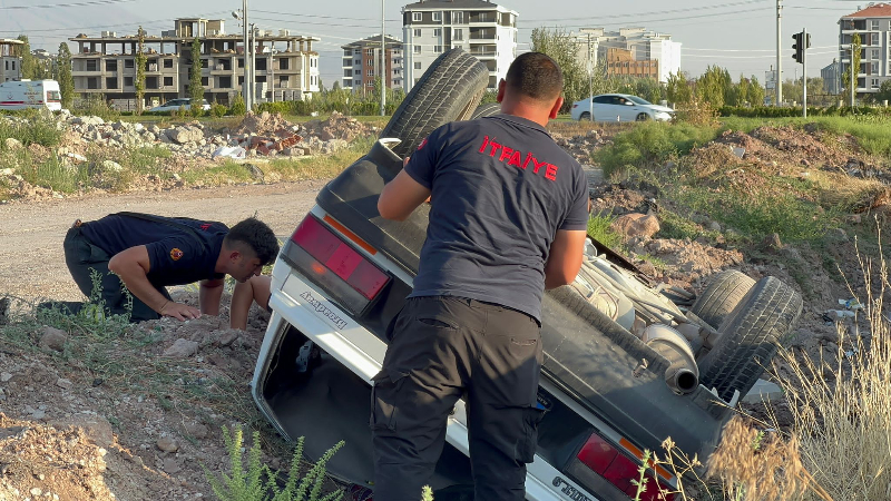 Hurdaya Dönen Araçtan Burnu Dahi Kanamadan Çıktı