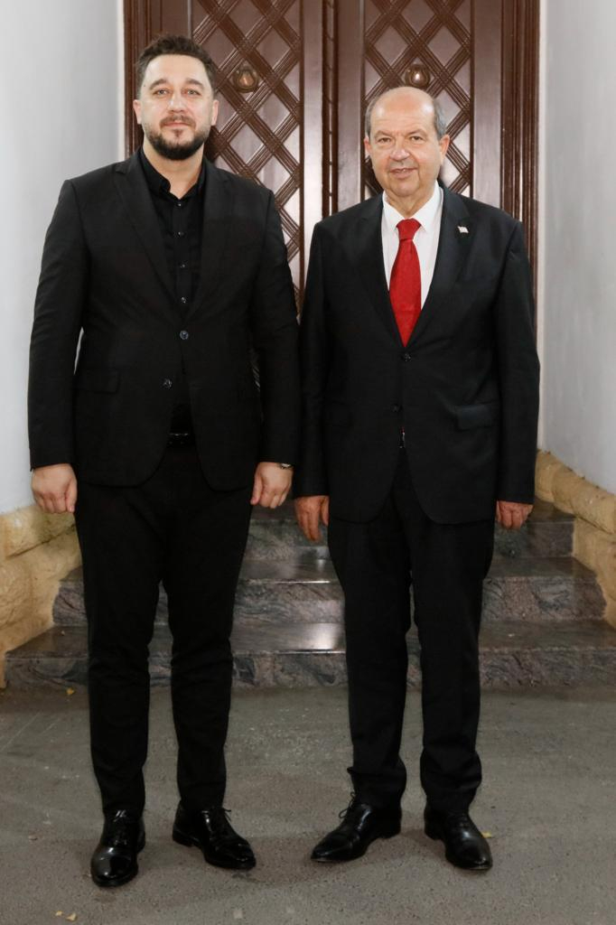 AKMÜB Başkanı Güneş, KKTC Cumhurbaşkanı Tatar'a Aksaray Hakkında Bilgi Verdi