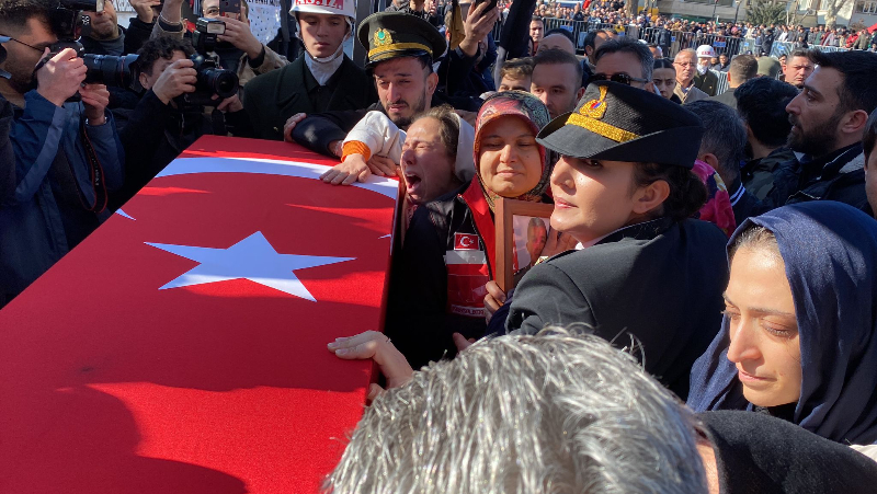 Aksaraylılar, Şehidini Gözyaşları İçinde Son Yolculuğuna Uğurladı