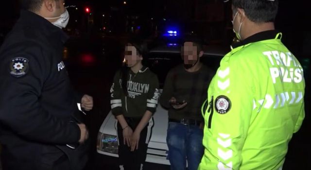 Kısıtlamayı Takmadı Alkollü Ve Tehditkar Gençler Polise Zor Anlar Yaşattı