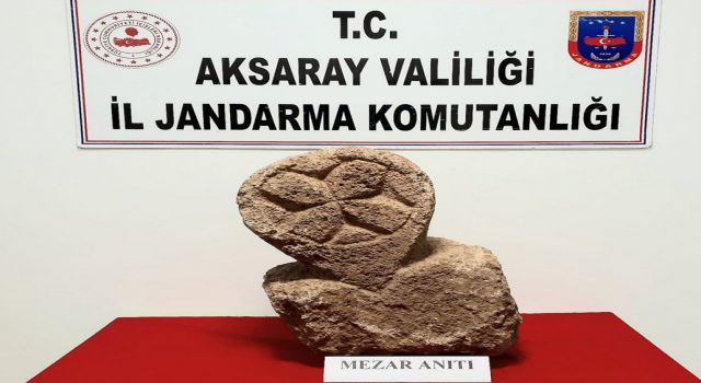 Aksaray jandarmadan tarihi eser kaçakçılarına darbe