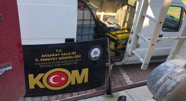 Bin 500 Litre Kaçak Akaryakıt Ele Geçirildi