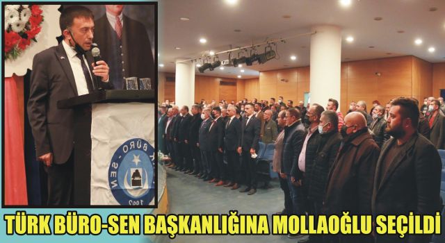 Türk Büro-Sen Başkanlığına Mollaoğlu Seçildi