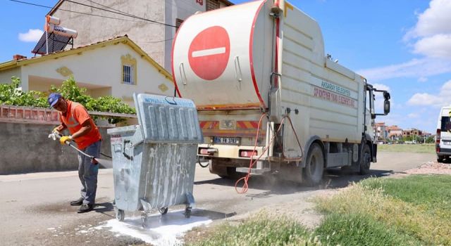 Aksaray’da Konteynerler Sürekli Bakımda