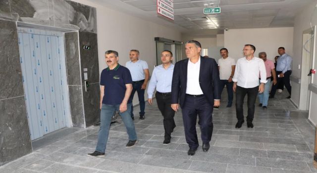 Başkan Altınsoy, Sultanhanı Devlet Hastanesi İnşaatını İnceledi