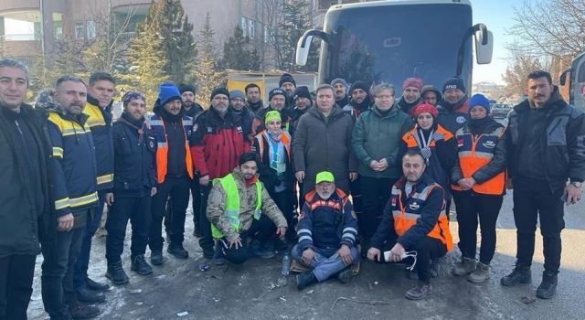 Aksaray'ın Kahramanları Deprem Bölgesinden Döndü