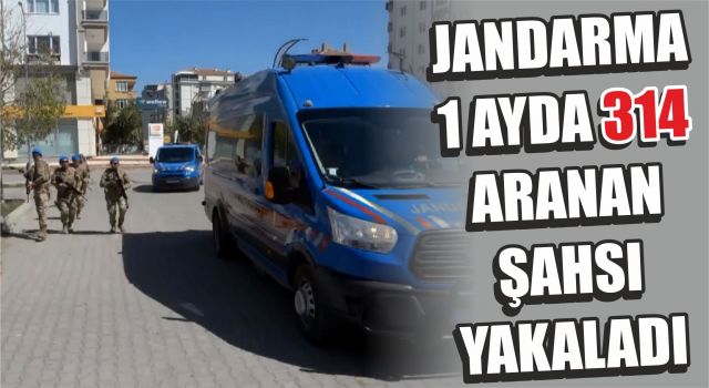 Aksaray'da Jandarma 1 Ayda 314 Aranan Şahsı Yakaladı