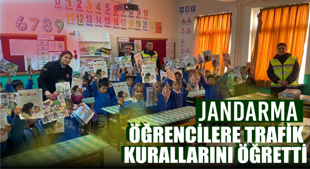 Jandarma, Öğrencilere Trafik Kurallarını Öğretti