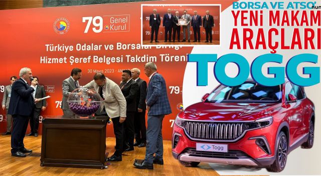 Borsa ve ATSO’nun Yeni Makam Araçları TOGG