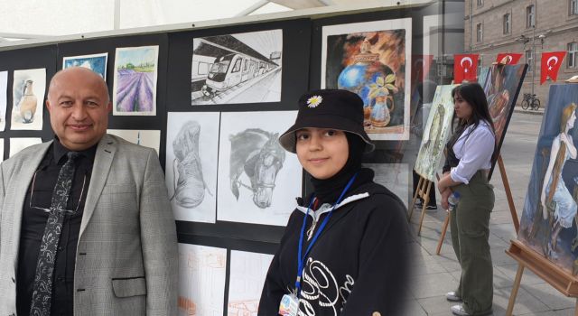 Güzel Sanatlar Lisesi, 400 Eseriyle Aksaray Meydanını Sanata Boyadı