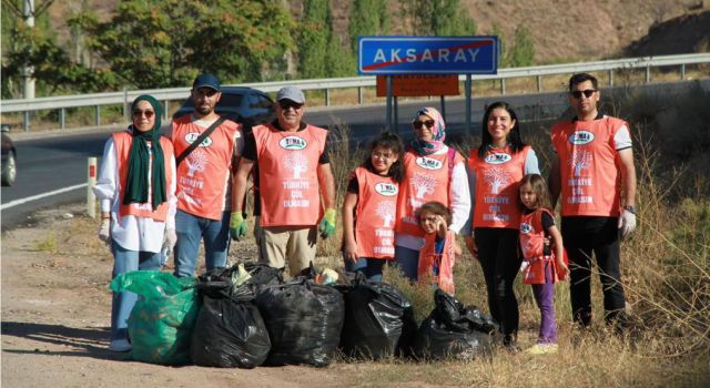 Aksaray TEMA Gönüllülerinden Çöp Toplama Etkinliği