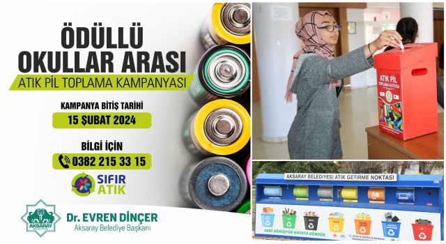 Ödüllü Atık Pil Toplama Kampanyası Sürüyor