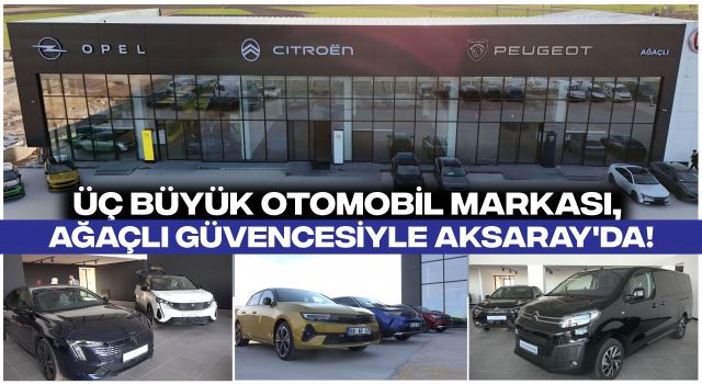 Üç Büyük Otomobil Markası, Ağaçlı Güvencesiyle Aksaray'da!