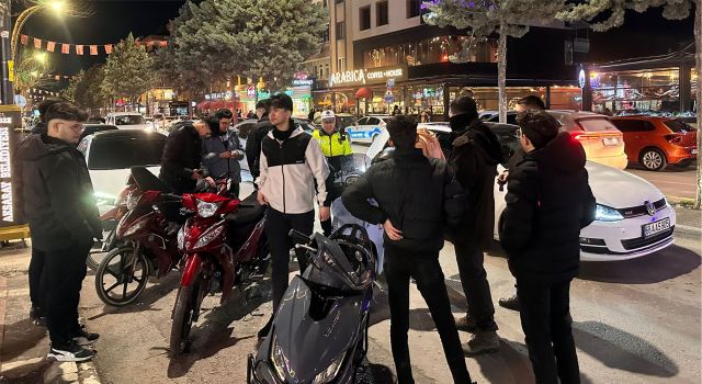 Kafeler Caddesi'nde Motorlulara Kapsamlı Denetim