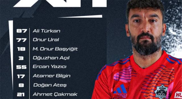İşte Aksarayspor’un Karaman Fk Karşısındaki İlk 11’i