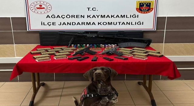 Ağaçören’de Kaçak Silah Operasyonu: Çok Sayıda Mühimmat Ele Geçirildi