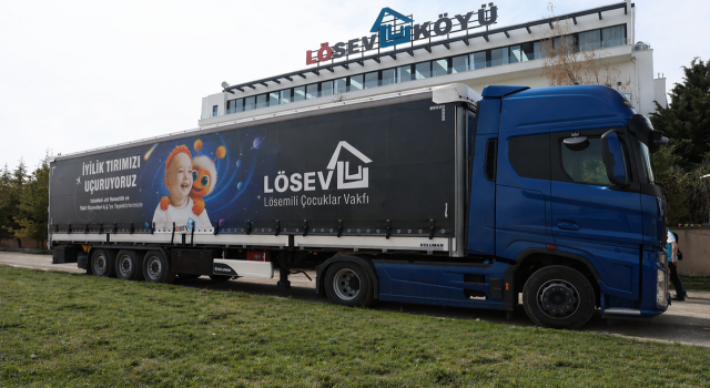 LÖSEV İyilikler Tırı Aksaray'da: Kanserli çocukların yüze güldü
