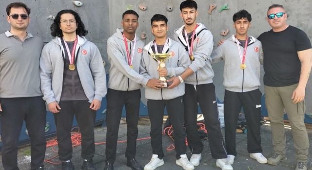 Okul Sporları Tırmanış Birinciliğinde şampiyonlar belli oldu
