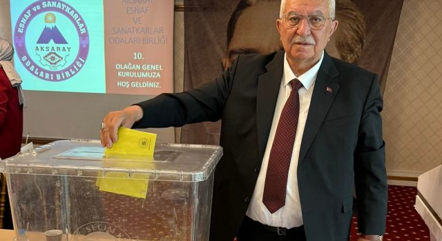 Aksaray Esnaf Birliği’nde Öztürk dönemi başladı