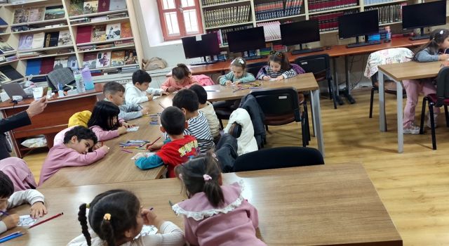 Çamlıca Anaokulu öğrencileri kütüphane ile buluştu