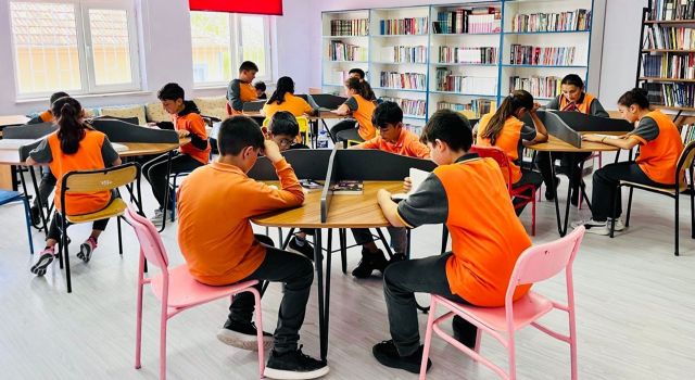 Köy okullarına dev kütüphane desteği