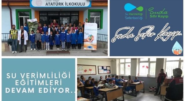 Yenikent Atatürk İlkokulu’nda su seferberliği