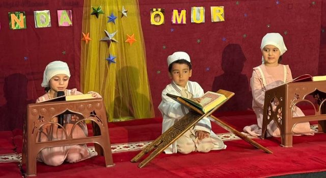 Ağaçören’de minik kursiyerler sahne aldı