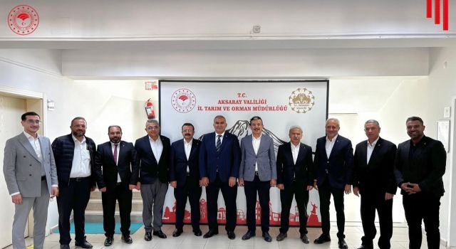 AK Parti heyeti, Tarım Müdürü Demir ile bir araya geldi