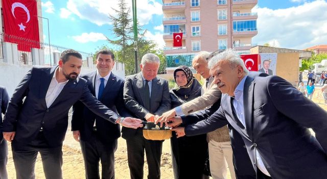 Ortaköy İlçe Halk Kütüphanesi’nin temeli atıldı