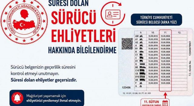 Süresi dolan ehliyetler için kritik uyarı
