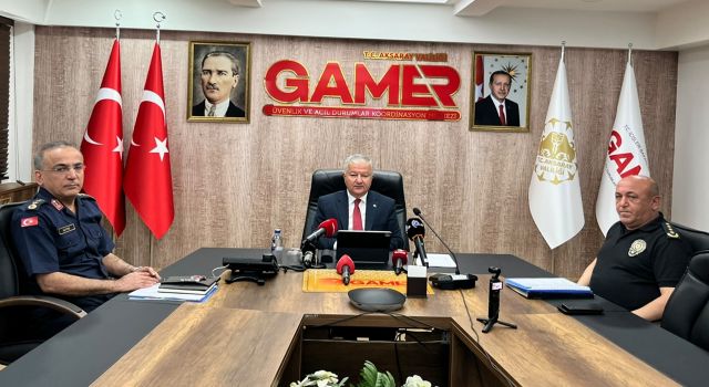 Vali Duru, Aksaray’ın 2026 asayiş bilançosunu açıkladı