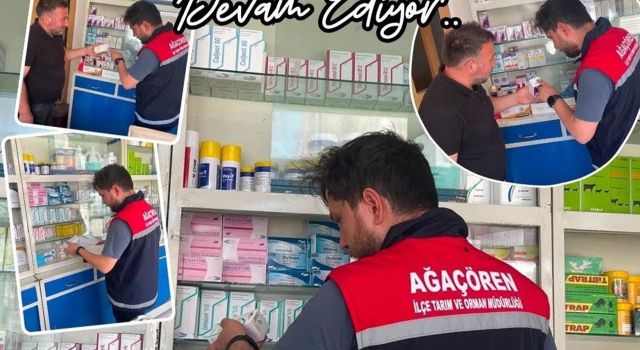 Ağaçören’deki veteriner kliniklerine denetim