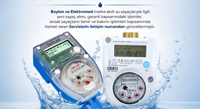 Aksaray’da akıllı su sayacı kullananlar dikkat! Servis bilgileri güncellendi