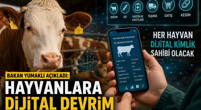 Bakan Yumaklı açıkladı: Hayvanlara dijital devrim