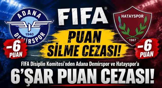 FIFA’dan Aksarayspor’un rakiplerine 6’şar puan silme cezası