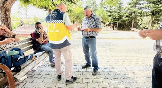 Mobil sağlık ekipleri Ortaköy köylerinde sahaya çıktı