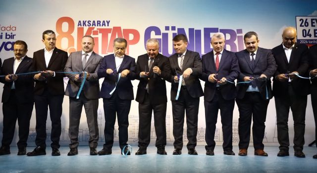 Aksaray’da 8. Kitap Günleri için kurdele kesildi